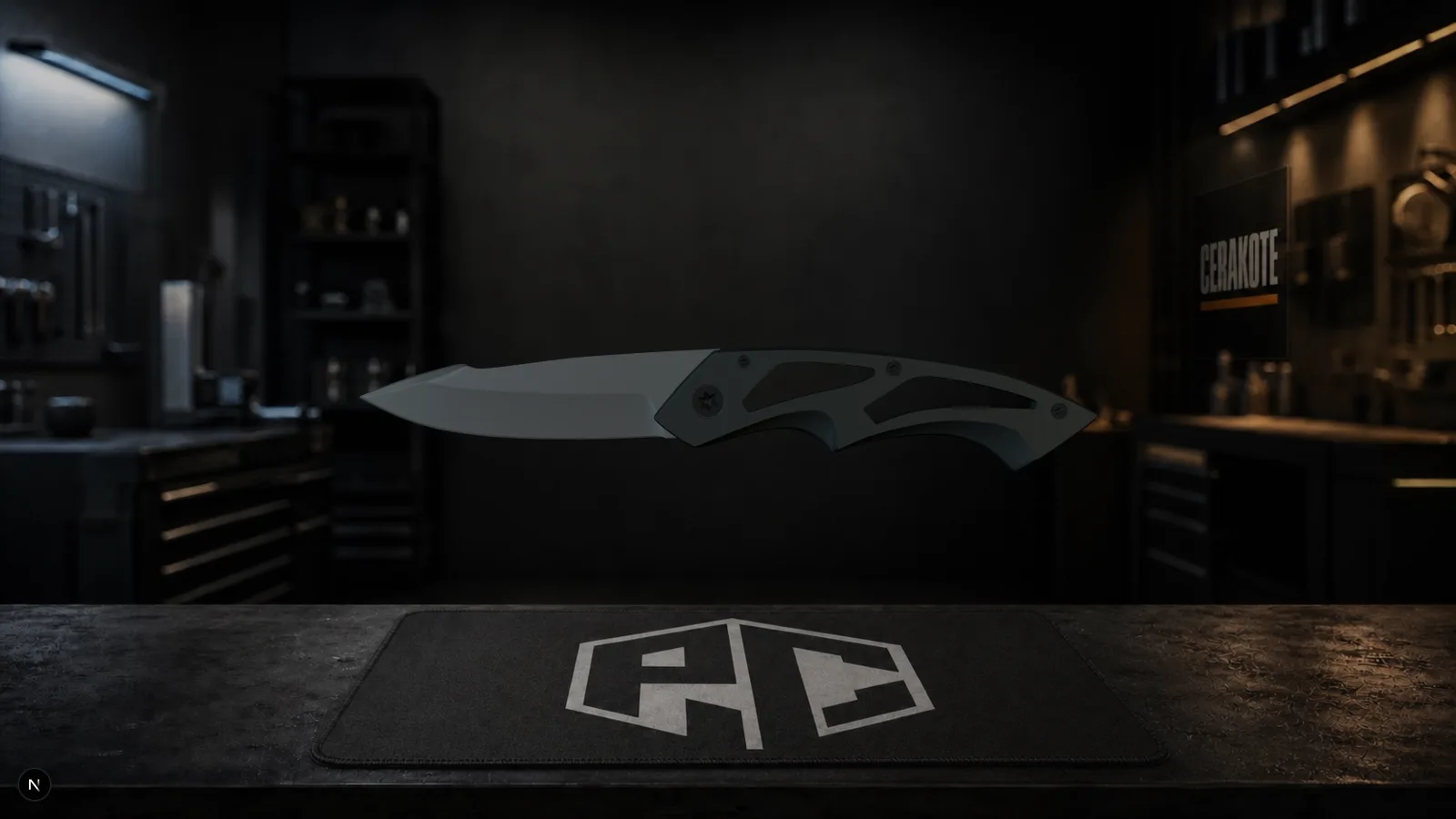 Tactical Folding Knife configurado en el visor 3D de Puma Customs
